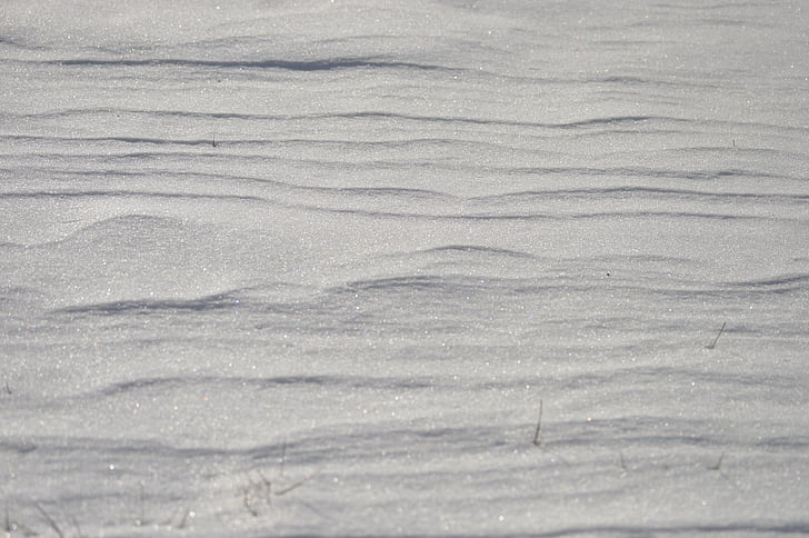 snow, texture, lines, winter, white, design, pattern