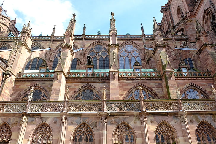 Katedral, fasad, Gereja, tempat-tempat menarik, secara historis, arsitektur, Pariwisata