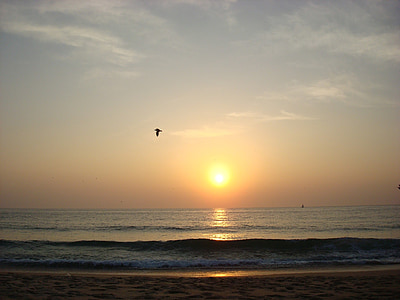 sunset, lisbon, sea, edge of the sea, portugal, serenity, background