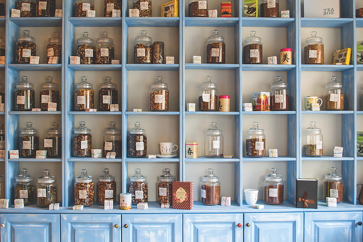 business, chinese, container, herbal, indoors, jars, natural