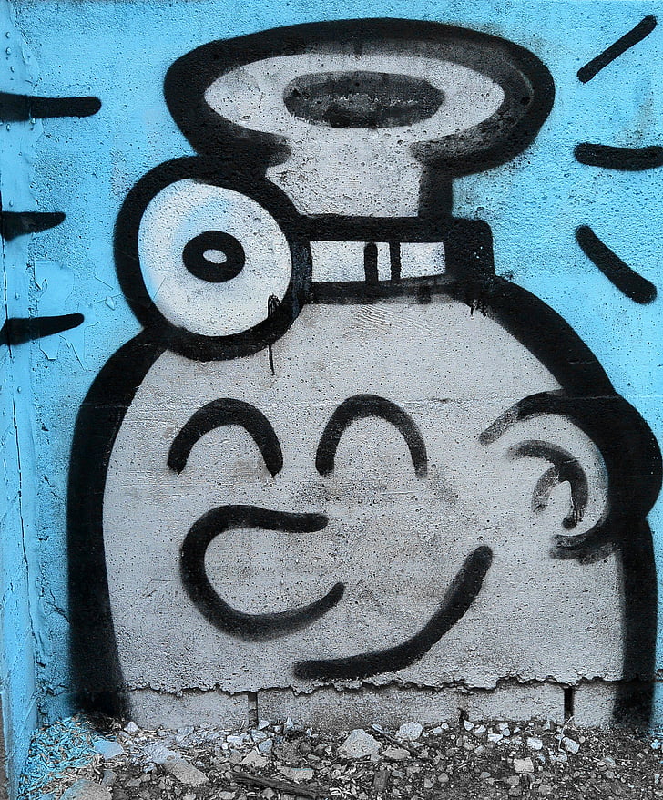 Graffiti, art de la rue, art urbain, peinture murale, art, pulvérisation, mur de graffiti