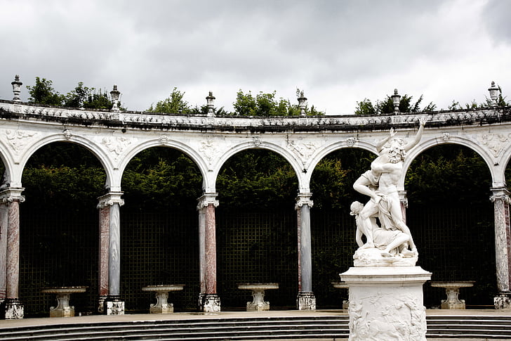 mitologija, Versailles, Pariz, skulptura, Francuska, povijesne, parka