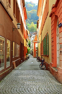 Heidelberg, città, città, Via, urbano, architettura, costruzione