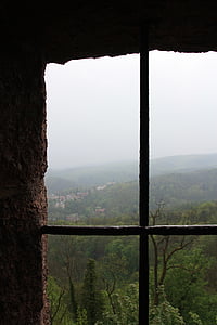 Wartburg slott, slott, rutnät, Eisenach, Thüringen Tyskland, kulturarvet