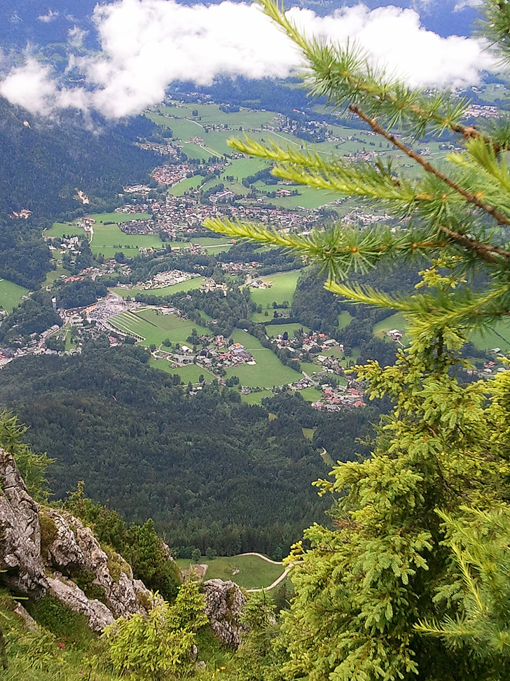 Бавария, Баварската гора, небе, природен спектакъл, облаците, планини
