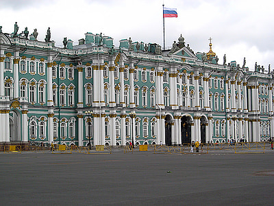 building, winter palace, peter, russia