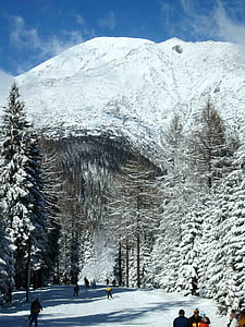 kalni, sniega, EFI, ainava, kalns, ziemas, Tatras