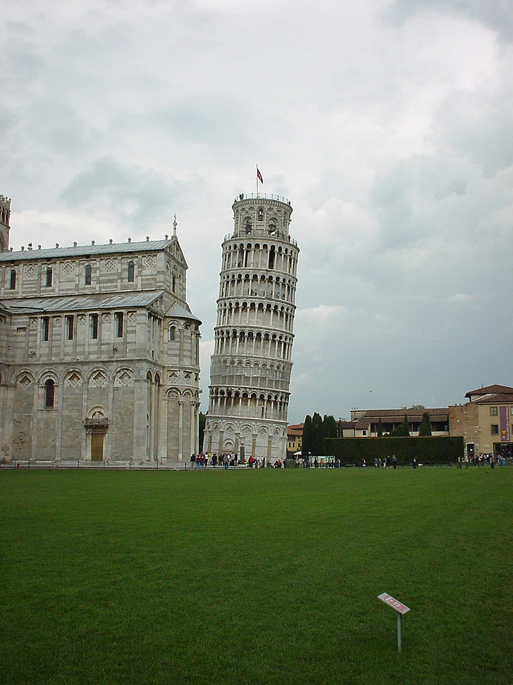 Pisa, tháp, cong