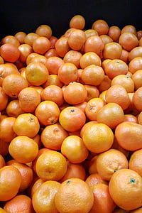 apelsinai, oranžinė, uždaryti, vaisių, Gamta, juodame fone, vitaminai