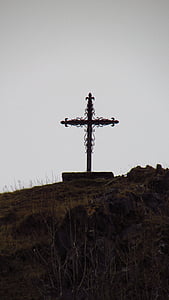 Catalonia, Costa brava, Cruz, atas, Gunung, Hill, agama