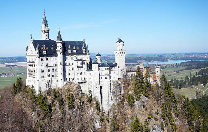 Europa, Füssen, Disney kasteel, Neuschwanstein, Duitsland