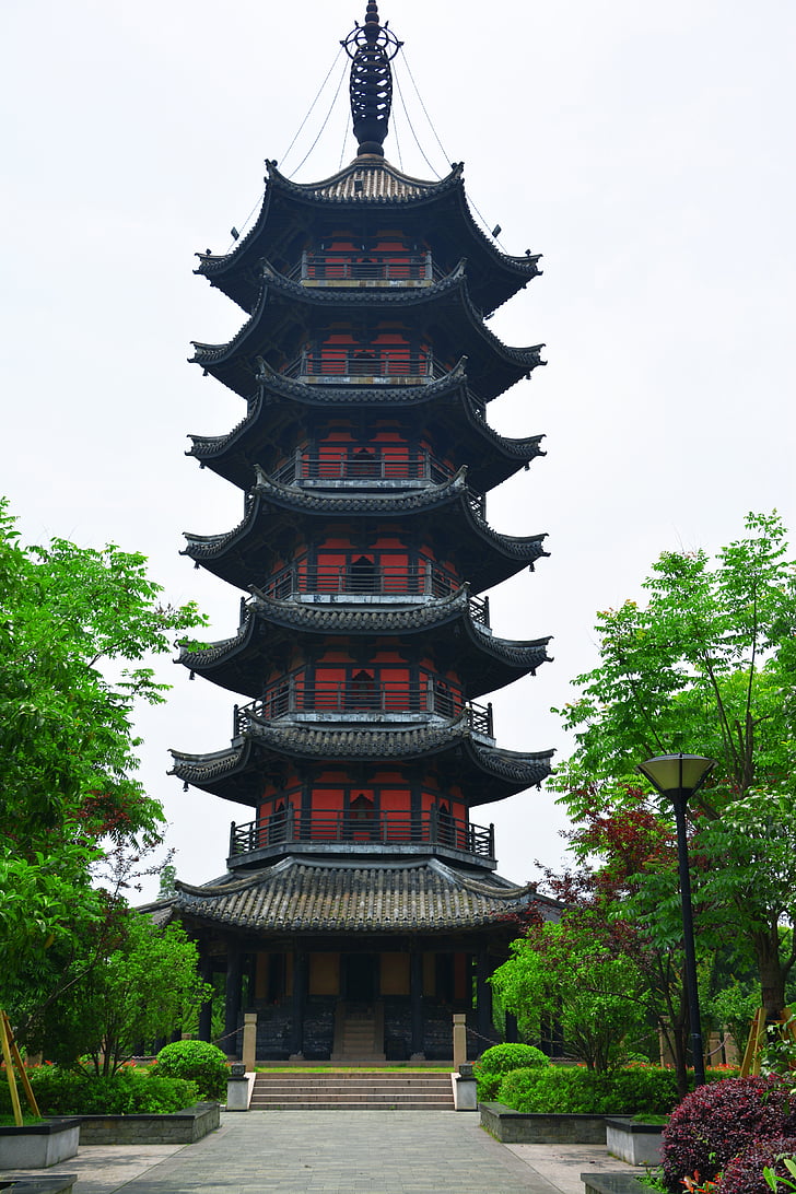 Tower, Ruian, bygning, kultur, Tower vinkel, Rong mountain tower
