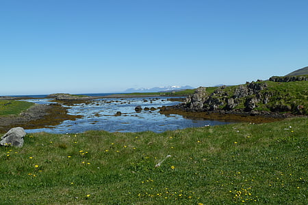 IJsland, Vatnsnes, stemming, natuur, landschap, Noord, reizen