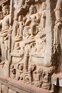 Karla gua, Buddhisme, gua, Ukiran batu, India, India, Candi - bangunan