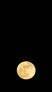 lua cheia, lua, à noite, meia-noite, esfera de, simples, energia
