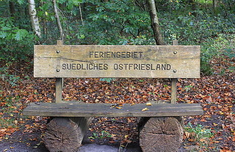 sedadlo, Starnberg, Nemecko, banka, Forest, Príroda, jeseň, zvyšok