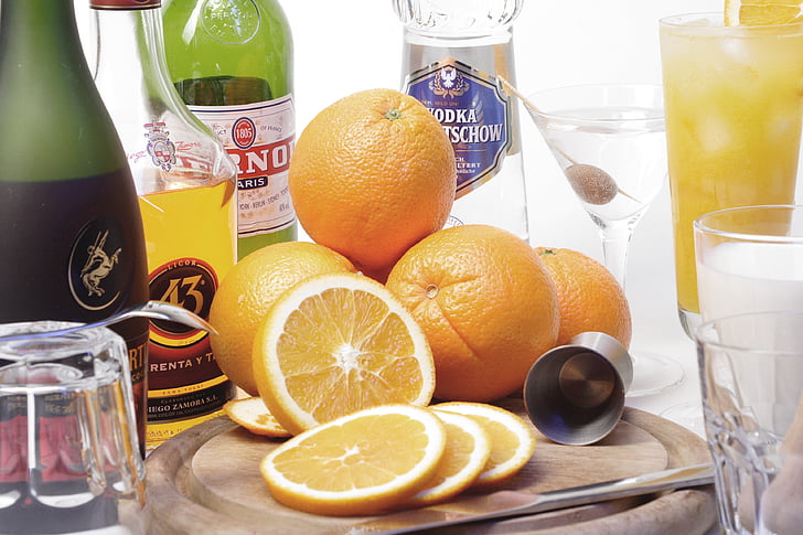 cocktail, alcohol, Oranje, recept, Bar, drankje, drinkglas