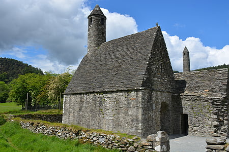 glendalough, Crkva, srednji vijek, Irska