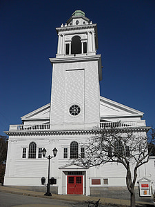 bažnyčia, balta, Naujoji Anglija, Architektūra, tikėjimas, Krikščionybė, religinių
