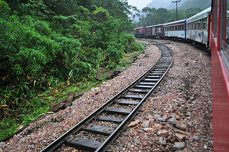 trein, Estrada de ferro, rails