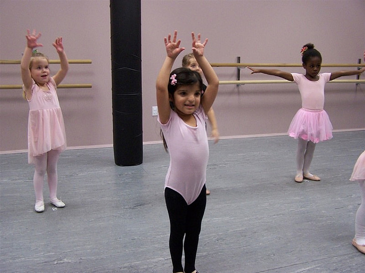 dance, lesson, studio, young, girls, adorable, toddler