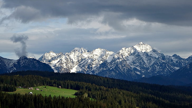 Tatrai, Lenkija, turizmo, kalnai, kraštovaizdžio, Gamta, viršūnių