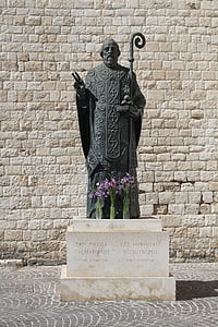 Pyhän Nikolauksen, Pyhä, patsas, muistomerkki, Bari, Italia, Pyhän Nikolauksen