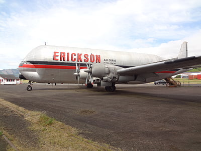 avião, velho, vintage, transporte, aviação, Museu de avião de oregon Tillamook