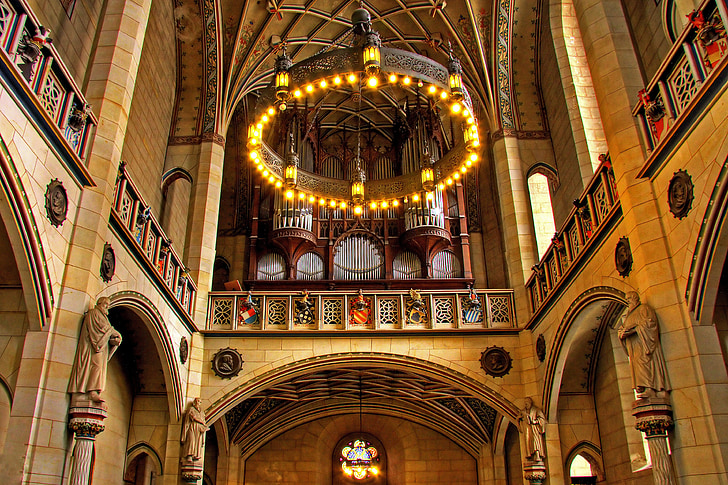орган, Църква, инструмент супериорен Витенберг, замъка църква