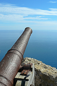 gun, barrel of a gun, bronze cannon, metal, weapon, shoot, defense