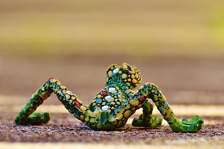 frog, abstract, mosaic, funny, animal, figure