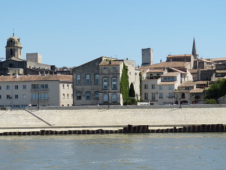Arles, Francia, Rodano, centro storico, storicamente, Torre, Banca