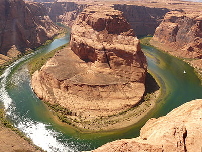 der Horseshoe bend, Colorado river, USA, Arizona