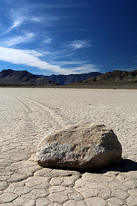 Death valley, slīdēja akmens, California