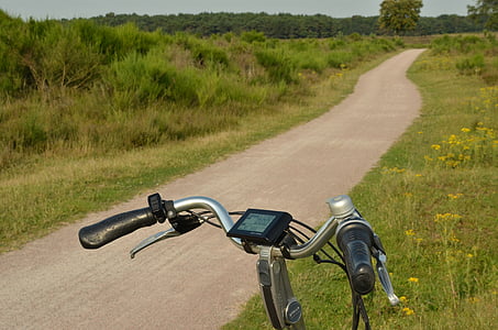 siųsti, dviratis, kelias, dviračių takas, kraštovaizdžio, Gamta