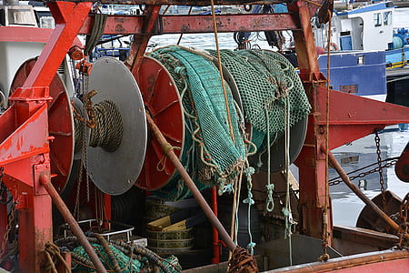 lưới, Câu cá, màu sắc, tôi à?, ngư dân, Port, Marin