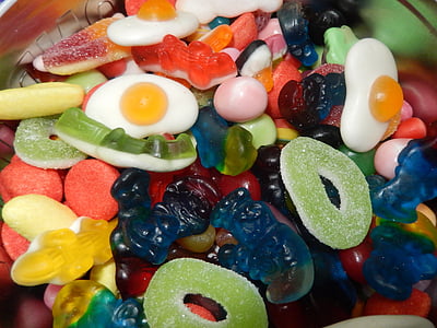 Candy, couleurs, multicolore