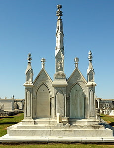 krypt, grav, gravsten, New orleans, Louisiana, kirkegård, Graves