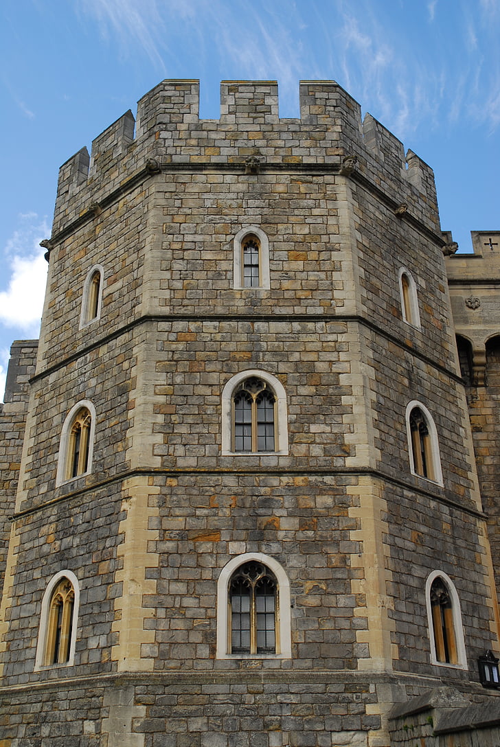 Castelo de Windsor, lâmpada, coroa, Inglaterra, Royal, Reino Unido, Windsor