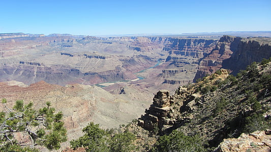 nature, canyon, arizona, gorge, view, wide, valley