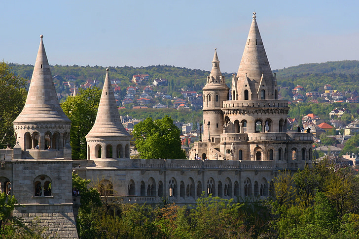 ribarski bastion, Mađarska, Budimpešta, zgrada