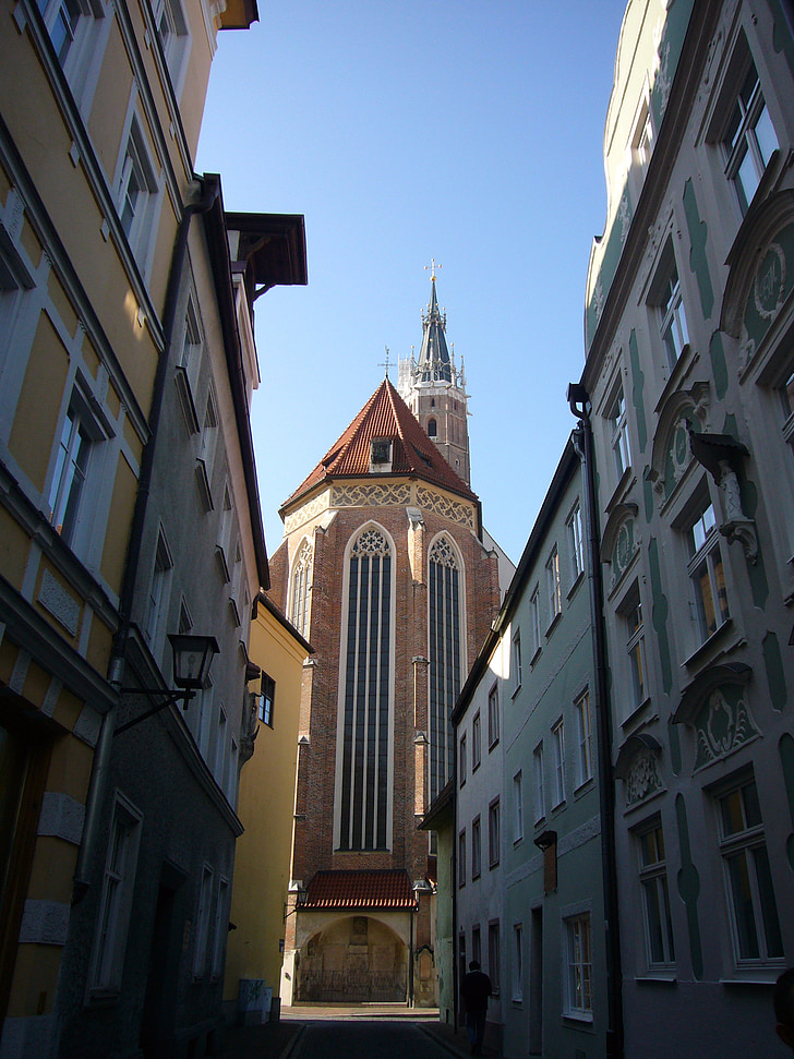 Passau, templom, óváros
