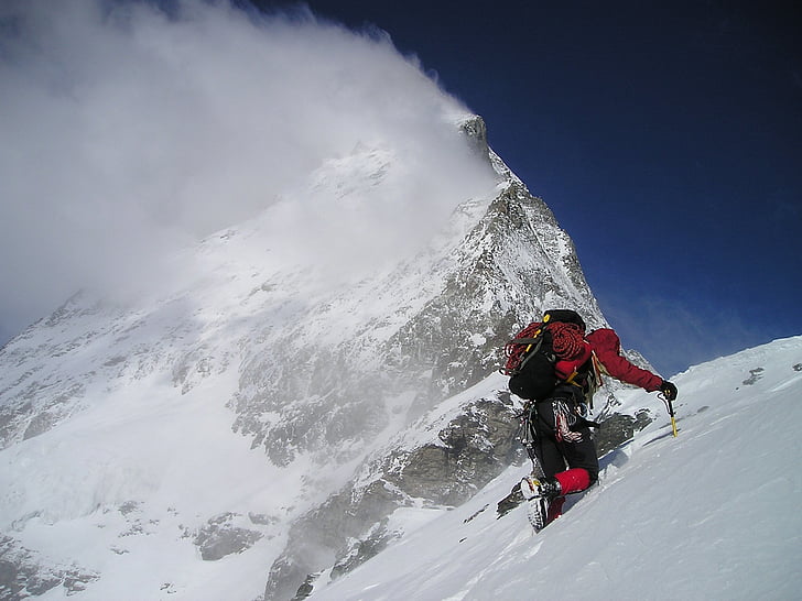 Matterhorn, hörnligrat, hladno, vzpon, alpinizem, bergsport, Alpski