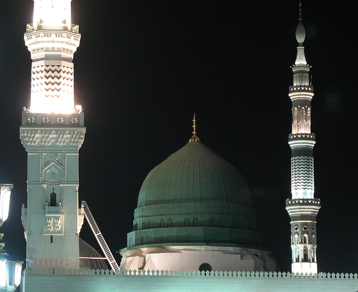 mosque, prophet, green, religion, architecture, muhammad, god