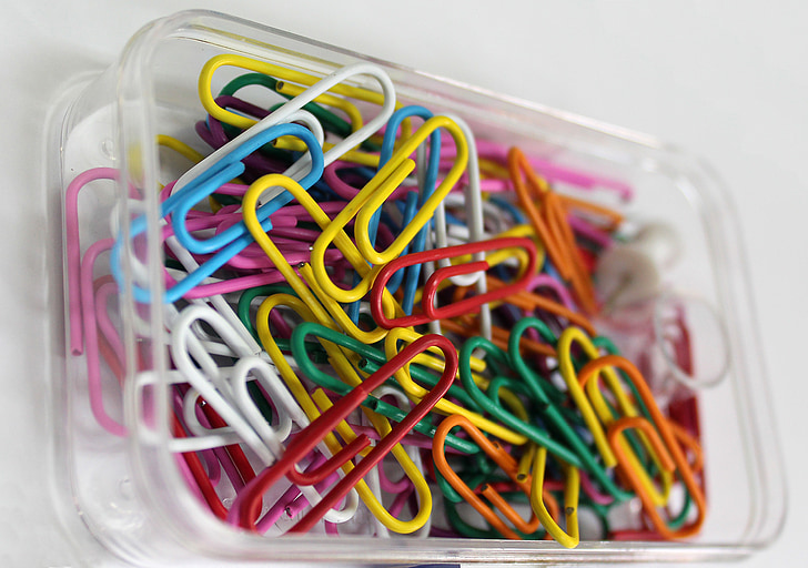 paper clips, clips, office, note, paperclip, equipment, stationery