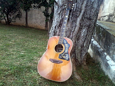 guitar, old guitar, guitar 1977, acoustic, music, instrument, music instrument
