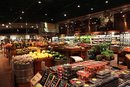 tuoretuotteiden markkinoille, Destin, Florida, Yhdysvallat, Ruoka, luonnollista ruokaa, luonnonmukaisten elintarvikkeiden