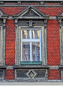 sienkiewicza, Μπιντγκός, παράθυρο, αρχιτεκτονική, εξωτερικό, κτίριο, πρόσοψη