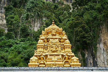 скулптура, будизъм, злато, индуизъм, пътуване, Бог, храма