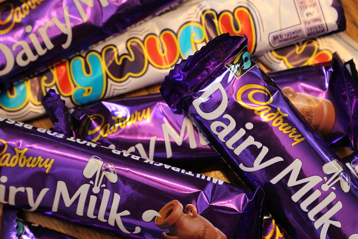 Cadbury, шоколад, барове, Англия, Сладко, бонбони, луксозни